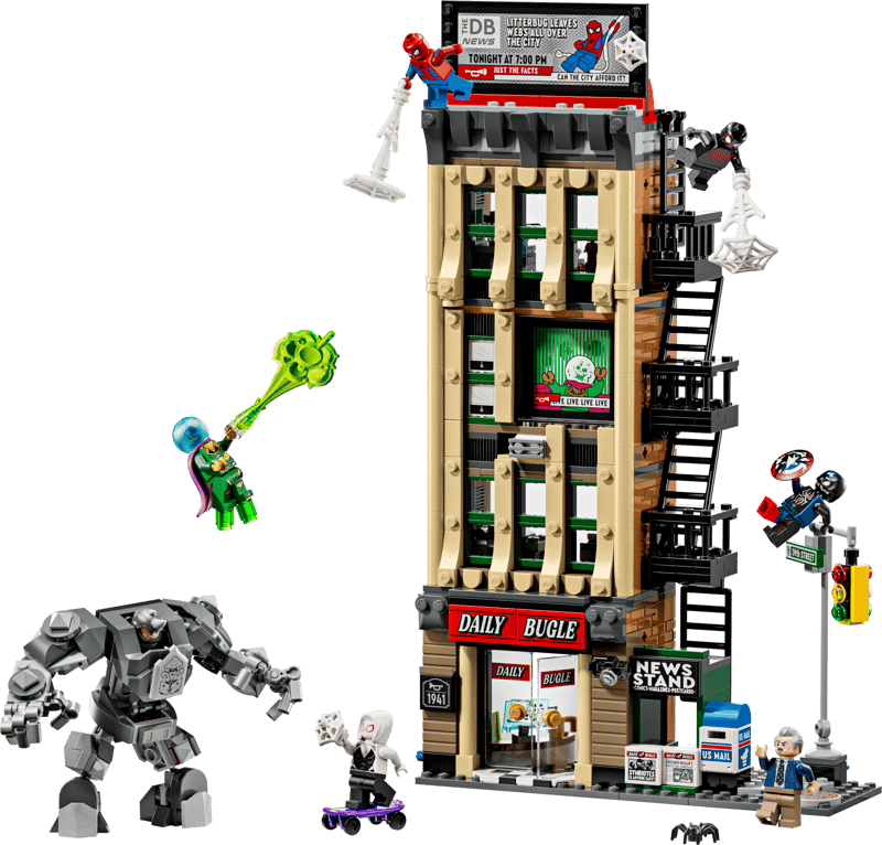 LEGO 76342 Super Heroes Marvel Spider-Man vs. Mysterio: The Daily Bugle