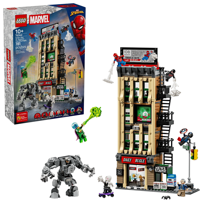 LEGO 76342 Super Heroes Marvel Spider-Man vs. Mysterio: The Daily Bugle