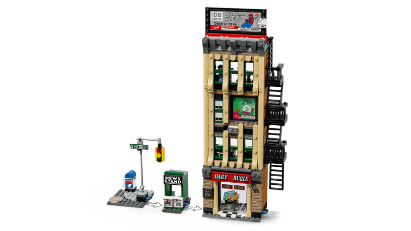 LEGO 76342 Super Heroes Marvel Spider-Man vs. Mysterio: The Daily Bugle