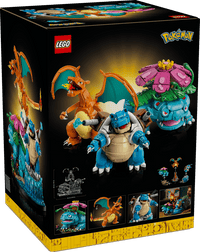 LEGO 72153 Pokemon Venusaur, Charizard and Blastoise