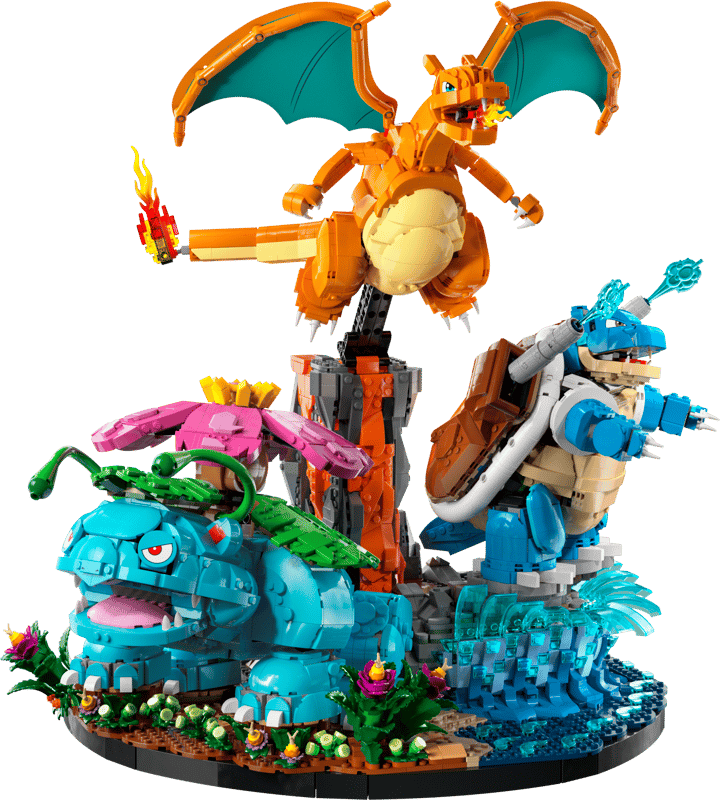 LEGO 72153 Pokemon Venusaur, Charizard and Blastoise