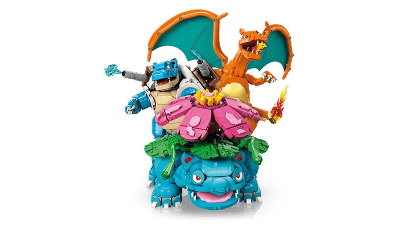 LEGO 72153 Pokemon Venusaur, Charizard and Blastoise