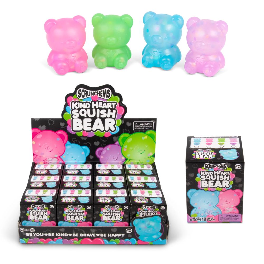 SCRUNCHEMS Kind Heart Squish Bear (Single)