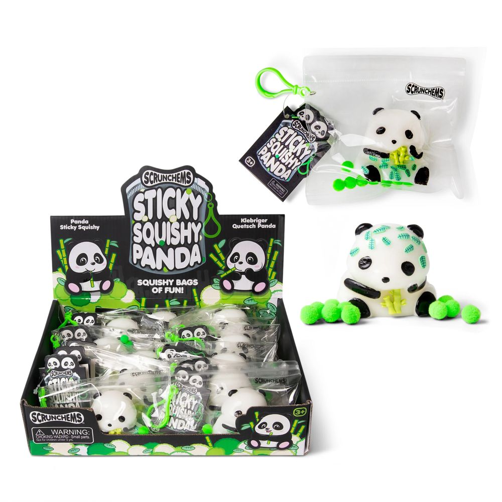 SCRUNCHEMS Sticky Squishy Panda
