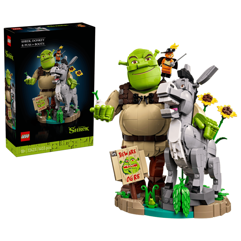 LEGO 72423 Shrek: Shrek, Donkey & Puss in Boots