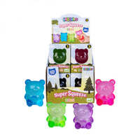 Smoosho Glow in the Dark Bear Super Squeeze Sensory Toy