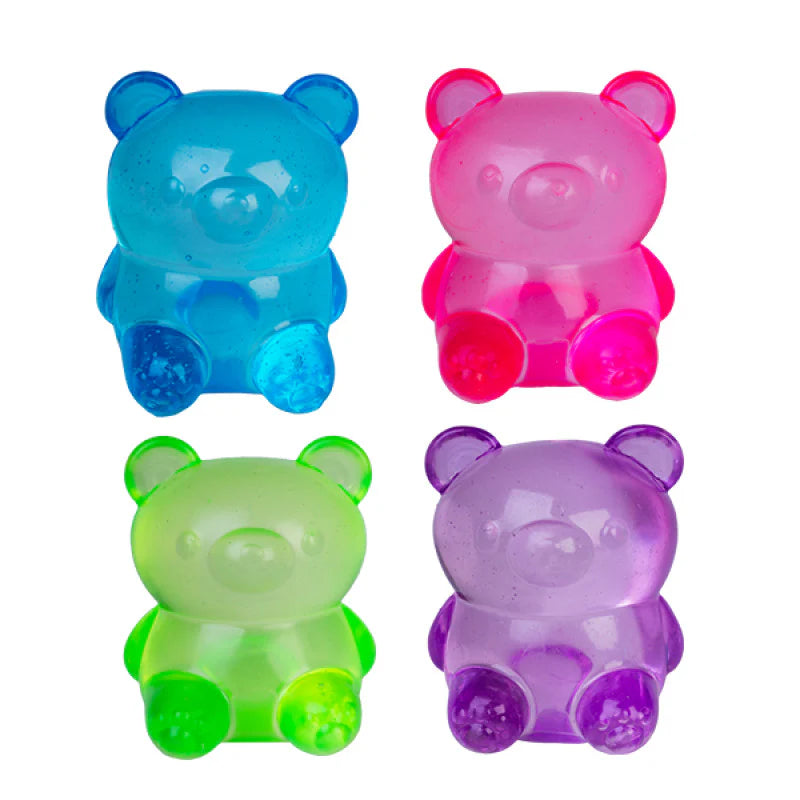 Smoosho Glow in the Dark Bear Super Squeeze Sensory Toy