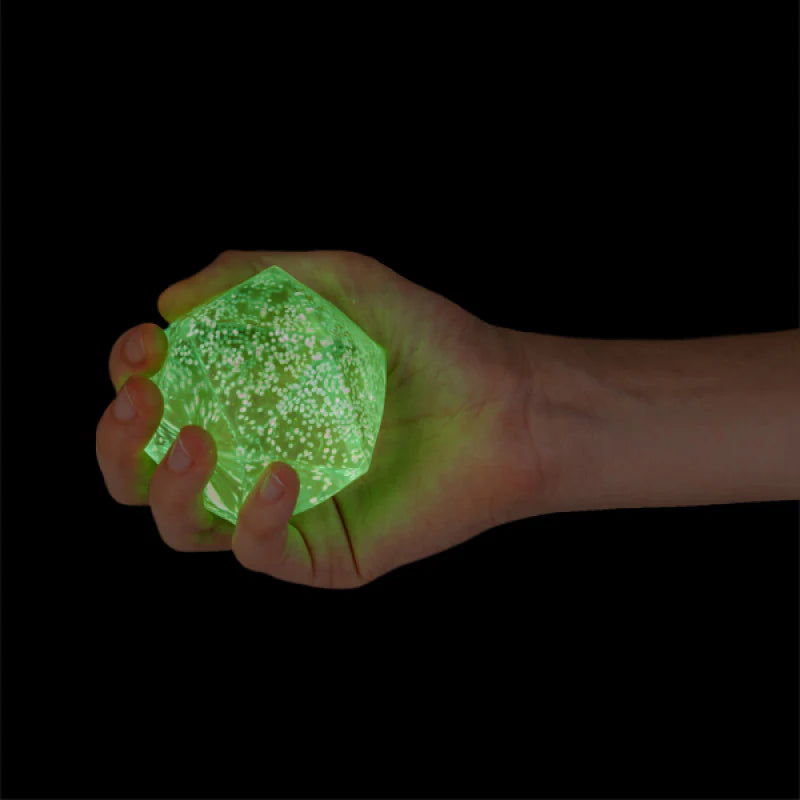 Smoosho Glow in the Dark Polyhedron Squishy Fidget Toy