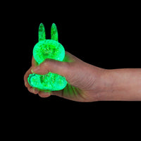 Smoosho Glow in the Dark Rabbit Super Squeeze Squishy Toy