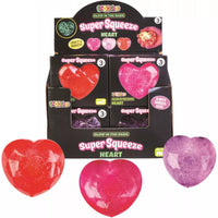 Smooshos Super Squeeze Glow in the Dark Heart Sensory Toy