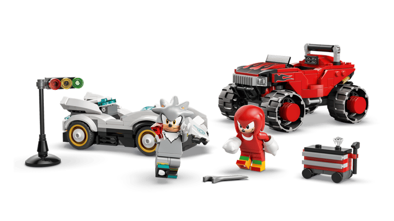 LEGO 77118 Sonic The Hedgehog Silver's Car vs. Knuckles' Monster Truck
