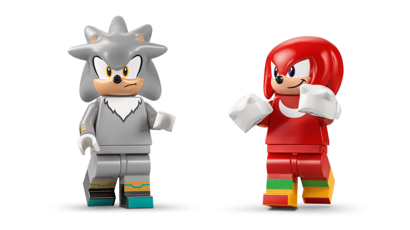 LEGO 77118 Sonic The Hedgehog Silver's Car vs. Knuckles' Monster Truck