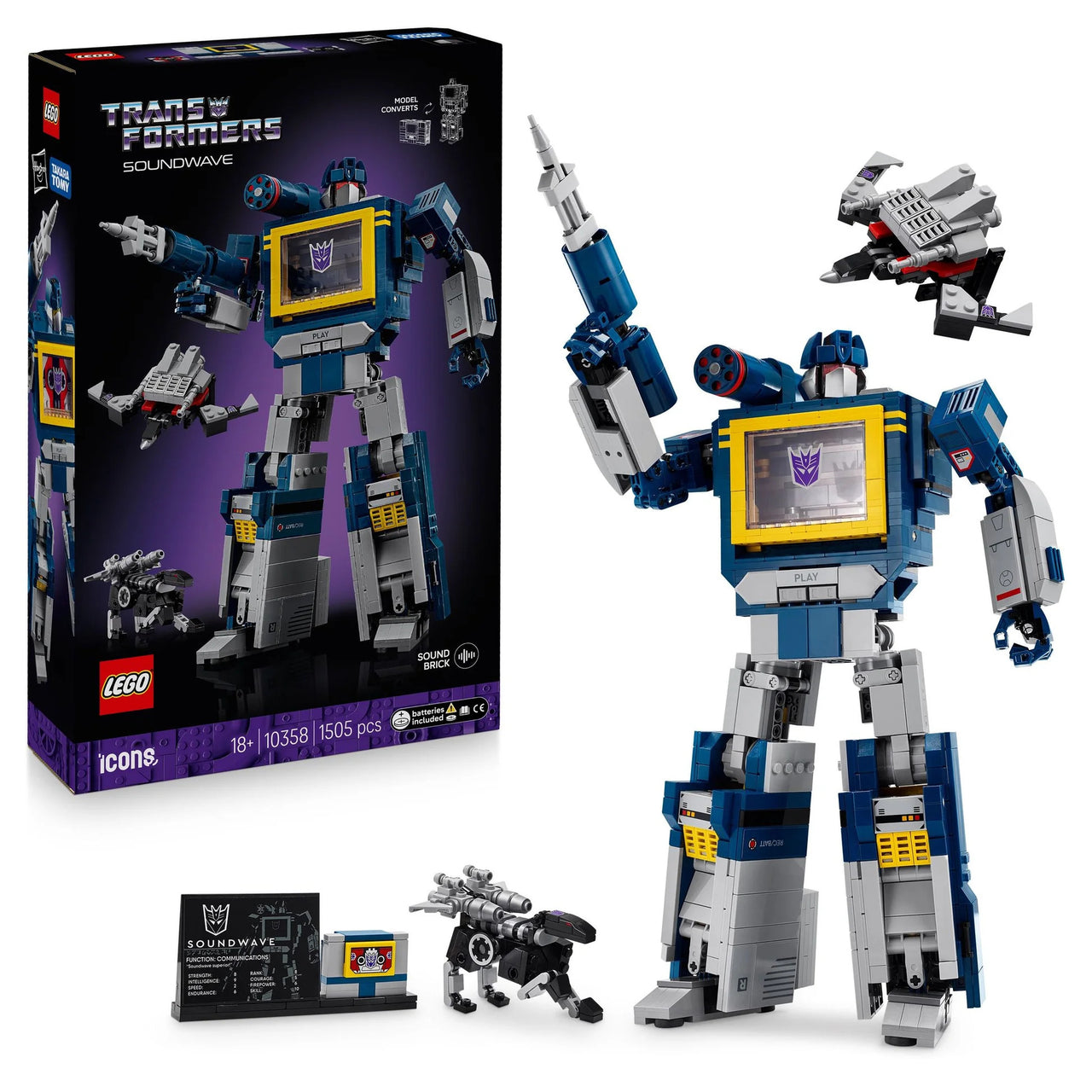 LEGO 10358 Transformers: Soundwave