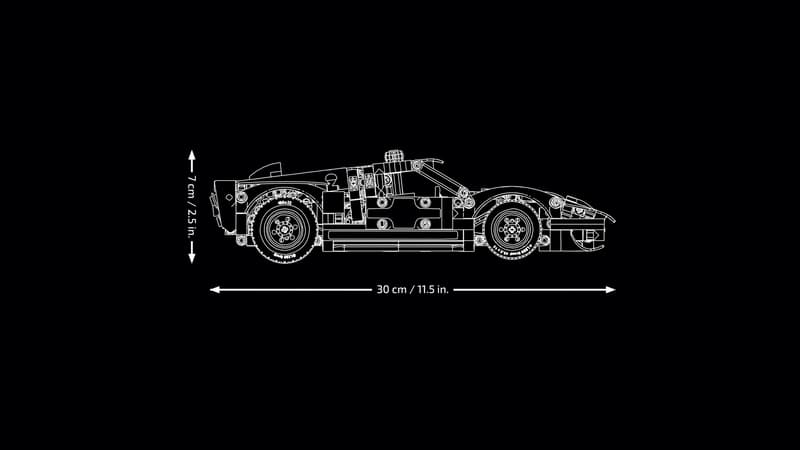 LEGO 42223 Technic 1966 Ford GT40 MKII Race Car