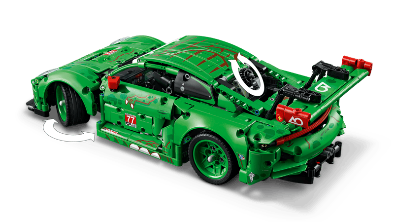 LEGO 42224 Porsche 911 GT3 R REXY AO Racing Car