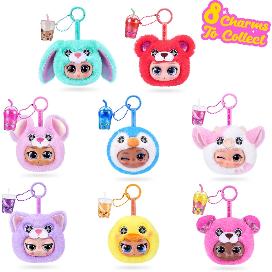 ZURU Cha Cha Cha Character Key Chain | Scented Shimmer Lip Gloss