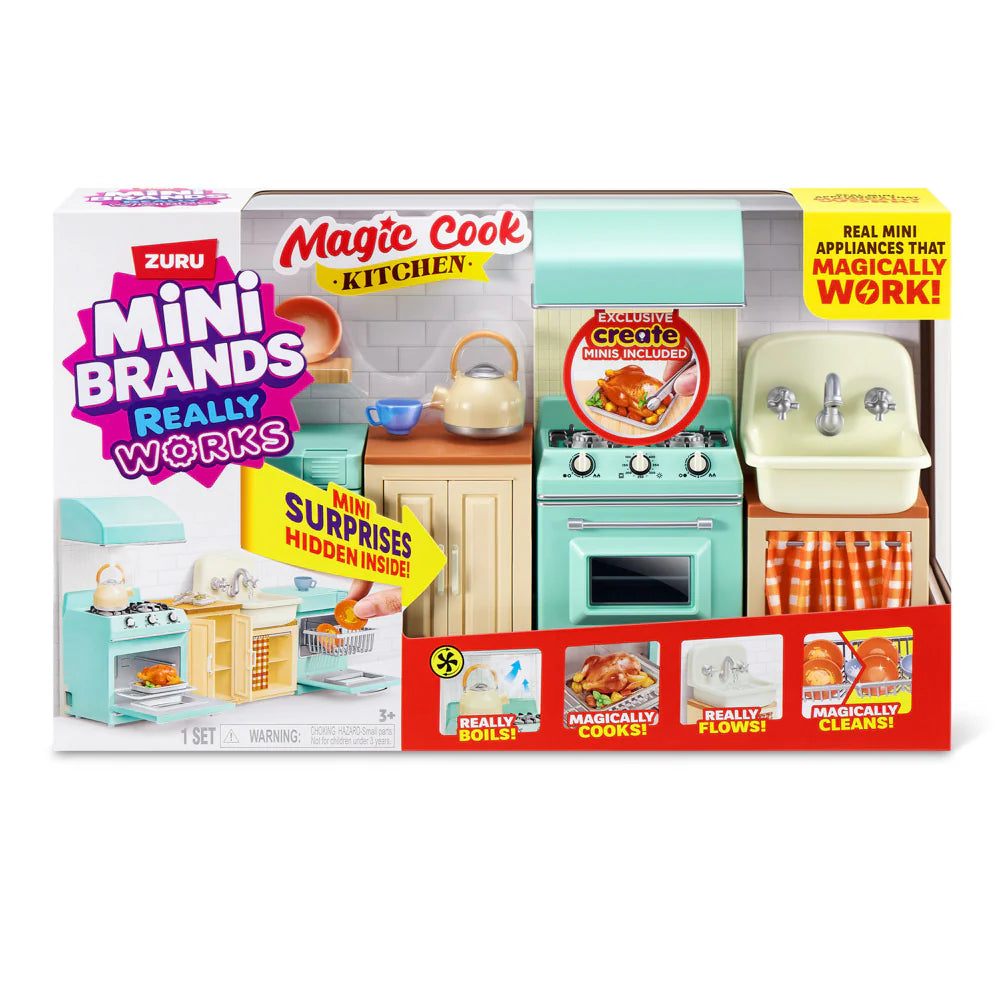 ZURU Mini Brands Magic Cook Kitchen Playset Series 1