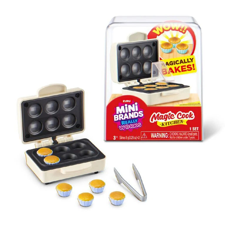 ZURU Mini Brands Magic Cook Kitchen Series 1 | Working Minis - Assorted