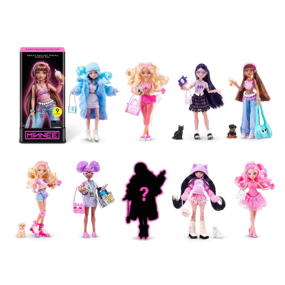 ZURU MINNEE Fashion Doll Blind Box | Collectible Mini Doll Assorted
